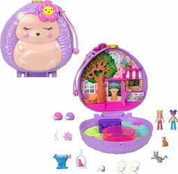 Polly Pocket Kawiarenka jeżyka Zestaw kompaktowy z ruchomymi