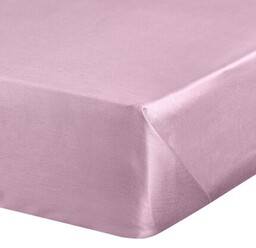 Prześcieradło gładkie bez gumki 220x210 cm z satyny