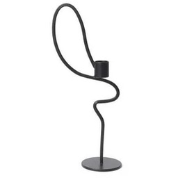 ferm LIVING - Valse Świecznik High Black