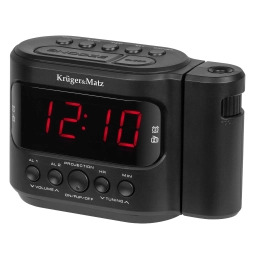 Kruger & Matz KM0827 Czarny Radiobudzik