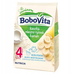 9 Sztuk Bobovita Kaszka Mleczno Ryżowa 230G Banan