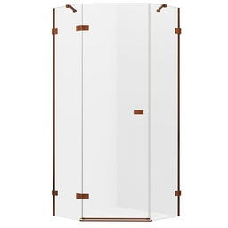 Miedziana kabina pięciokątna 90x90 lewa EXK-3820 Avexa New