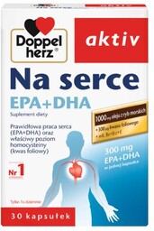 DOPPELHERZ AKTIV Na serce DHA+EPA, 30 kapsułek