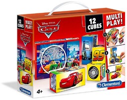 Puzzle, klocki Multiplay Auta, 12 el.
