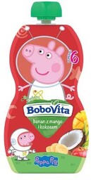 BOBOVITA Peppa Pig banan z mango i musem
