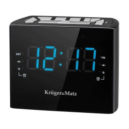 Kruger & Matz KM0821 Czarny Radiobudzik