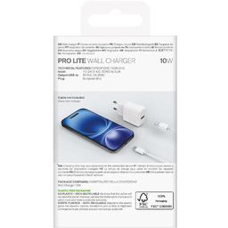 Ładowarka sieciowa Puro PROLITE 10W USB-A biała