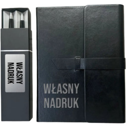 Zestaw prezentowy z własnym nadrukiem - notes +