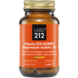 Labs212 Vitamin D3 + K2 MK7 + Magnesium