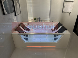 Wanna z hydromasażem EB-7066 BB prostokątna 180cmx120cmx59cm 4