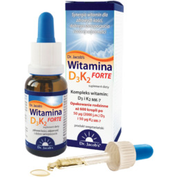 DR. JACOB''S Witamina D3 K2 Forte, 20 ml