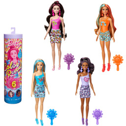 Barbie Color Reveal, lalka, Kolorowe wzory (wysyłka losowa)