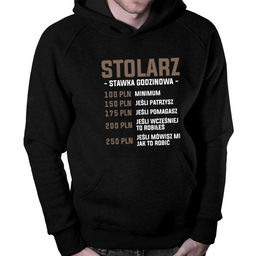 Stolarz - stawka godzinowa - męska bluza