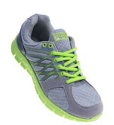 Lekkie sportowe buty damskie szaro zielone szare