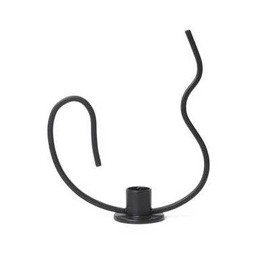 ferm LIVING - Valse Świecznik Low Black