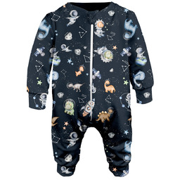 Pakamera Niemowlęcy rampers bambusowy JORUNN galaxy