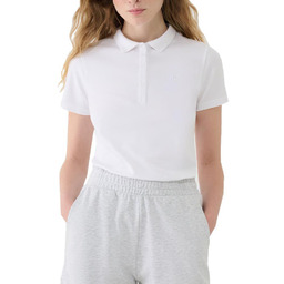 Koszulka damska polo 4F WMM00TPTSF365 - biała XS