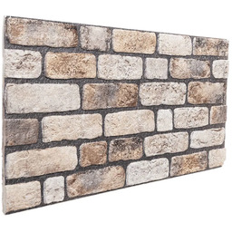 Elior 10 Sztuk Jasnobrązowych Paneli Ściennych 3D S8-P05