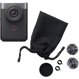 CANON Powershot V10 - Zestaw vlog srebrny