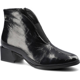Czarne Botki Maciejka Damskie Eleganckie Buty