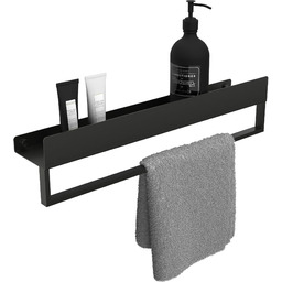 Rea Półka łazienkowa wannowa SF01 60cm czarny mat