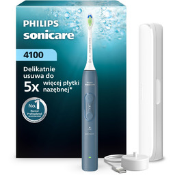 SONICARE Philips Szczoteczka 4100 MARINE BLUE z ETUI