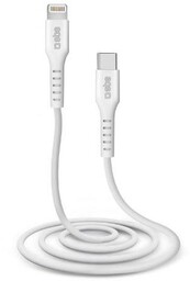 SBS USB TYP C do LIGHTNING 2m Biały