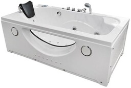 Wanna z hydromasażem spa prostokątna 168x86 cm MO-1633