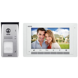EURA Zestaw wideodomofonowy VDP-61A5/N Biały Zyskaj