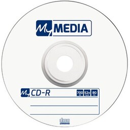 Mymedia Płyta MY MEDIA Spindle CD-R, 700 MB,