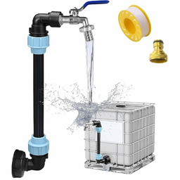 Wysoki Kran Do Mauzera 3/4" Ibc Zbiornika 1000L