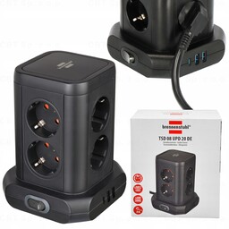 Listwa Elektryczna Przewód 2M Wieża 8 Gniazd Cube