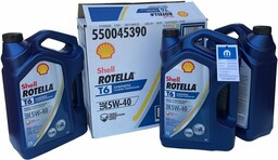 Karton oleju silnikowego 5W-40 SHELL ROTELLA T6 API