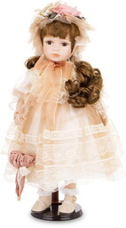Figurka lalka kolekcjonerska figurka porcelanowa 49x30x30 177054