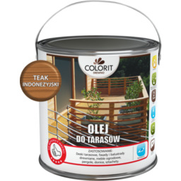 Olej do tarasów Teak indonezyjski 2,5 l Colorit