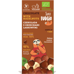 Czekolada Z ORZECHAMI LASKOWYMI bezglutenowa BIO 50 g