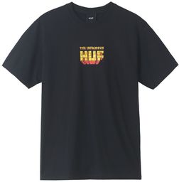 t-shirt męski HUF THE INFAMOUS HUF TEE Black
