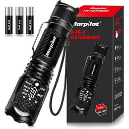 morpilot Latarka LED 2 w 1, lampa UV,