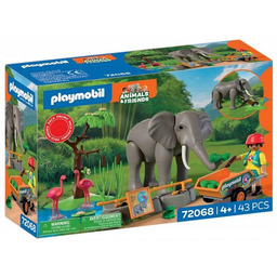 Playmobil Animals & Friends 72068 Słoń z opiekunem