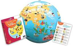 Caly Classic Nadmuchiwany Globus The P''tits Podróżnik 30cm,