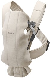 Babybjorn, Mini 3D Jersey, Nosidełko, Jasny Beż