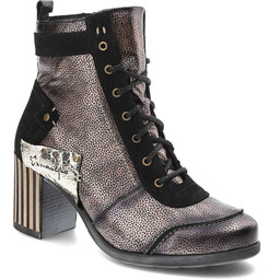 Maciejka Czarne Botki Eleganckie Buty Na Obcasie
