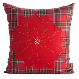 Eurofirany Poszewka świąteczna 45x45 Chp 164 czerwona zielona