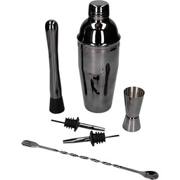 Zestaw barmański 6 el shaker Cobbler 750 ml