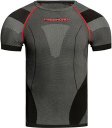 Koszulka termoaktywna FreeNord DryTech Short Sleeve - Black/Red