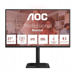 AOC Monitor 27E4U 27 cali IPS 120Hz HDMI