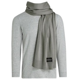 Szalik zimowy Calvin Klein CK Logo Szary -