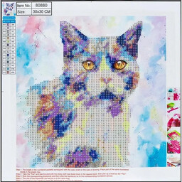 Diamentowa mozaika 5D - Cat 30x30 80880 -