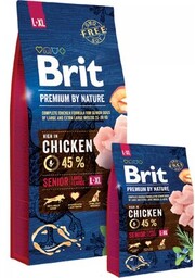 Brit Premium By Nature Senior L+XL Z Kurczakiem