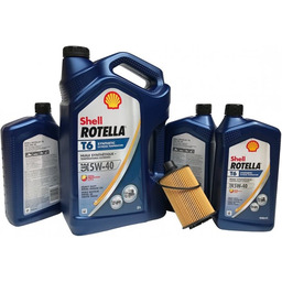Filtr + Olej 5W-40 SHELL ROTELLA T6 API